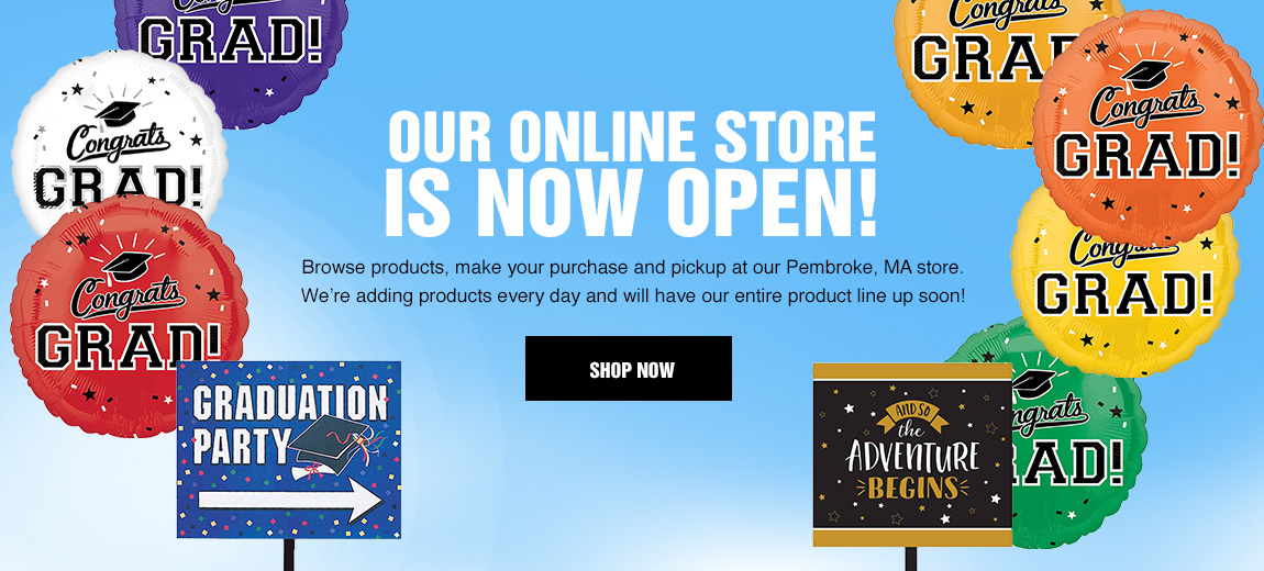 Online Store Now Open! Shop Now>